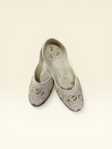 Zapatillas de Ballet Tradicionales Punjabi Bordadas para Mujer con Forro de Tela - Product Image 2