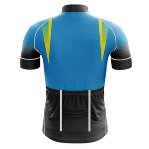 Ensemble de tenue de cyclisme personnalisé OEM par sublimation, maillot et short de vélo respirants à séchage rapide pour équipe unisexe, 100 % polyester - Product Image 3