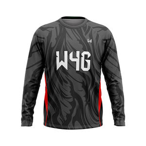 Maillot de sport pour homme, sans couture, à compression, personnalisé, séchage rapide, haute élasticité, coupe ajustée, pour le yoga et la gym - Product Image 1