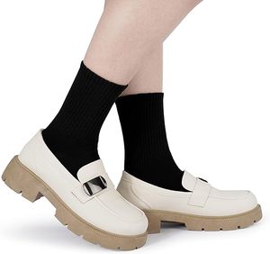 Chaussettes rayées personnalisées avec logo sur le bas du mollet, décontractées, tricotées, respirantes et écologiques - Product Image 6