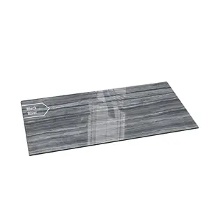 Antislip Grijze Goedkope Prijs Porseleinen Vloertegels 60X120Cm 8.2Mm Dikte Hoogglanzend Gepolijst Geglazuurde Grijze Keramische Tegel