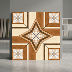 Carreaux de porcelaine d'intérieur d'hôtel 400x400 Carrelages de sol en porcelaine blanche brillante 40x40cm Carrelages de sol en céramique - Product Image 1