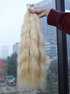 Extensiones de cabello humano vietnamita 100g Color claro a granel 65cm de longitud Estilo de onda natural de proveedores de confianza de Vietnam - Product Image 6