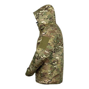 Veste de chasse unisexe printemps style urbain en toile à col montant et capuche, softshell respirante, imperméable, séchage rapide, logo frontal - Product Image 3
