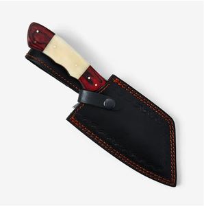 Cuchillo de Cocina Profesional, Hoja de Acero de Damasco, Hecho a Mano, Forjado a Mano, Estilo Vintage, Mango de Madera Ambidiestro, Cuchillo de Cocina al por Mayor - Product Image 6