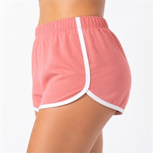 Shorts Deportivos para Mujer, Color Coral, Cómodos, Ligeros, Transpirables, Elegantes, Casuales, para Correr, Ropa Deportiva, Ajuste Moderno, 100% - Product Image 5