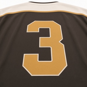 IOTA IPT Almighty I Brown Gold Eishockey-Trikot Herren Langarm V-Ausschnitt Griechische Schrift Bruderschafts-Sporthemd Team-Shirt - Product Image 5