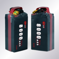 Lipo аккумулятор 25c 45,6 V 8000mAh 8Ah12S высокая скорость 25C HD производства Li-Po аккумуляторная батарея с фиксированным ветром Vtol Multirotor UAV Высокая производительность с фиксированным ветром