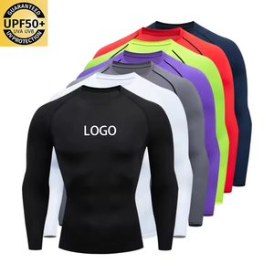 <b>Men</b> Full Sleeve Rash Guard Eco-Friendly Anti-Bacterial UV Protection Quick Dry Polyester/Nylon Sport <b>Shirt</b> - Product Image 5