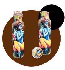 Botella de Agua de Cobre Puro, a Prueba de Fugas, Ideal para Viajes, Compañera Ayurvédica de Hidratación - Product Image 6