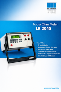 Micro-ohmmètre numérique Motwane LR 2045 - Product Image 2