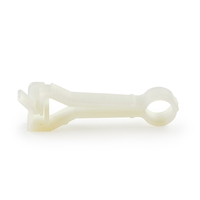 Clip de câble en plastique Essentra, pince de câble en nylon naturel FCLC/FCLCS, clip de boucle de câble plat