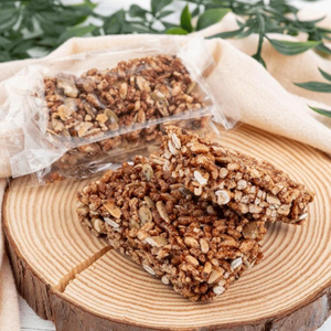 Barre de riz brun prête à manger, emballage individuel, barre de céréales, format voyage, collation portable, emballée séparément - Product Image 1