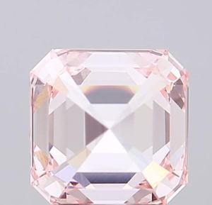 Diamante de Laboratorio de Corte Asscher de 2.01 CT, Color Rosa Intenso, Certificado por IGI, Pulido a Mano, CVD, Claridad VVS1-VS2, India - Product Image 3