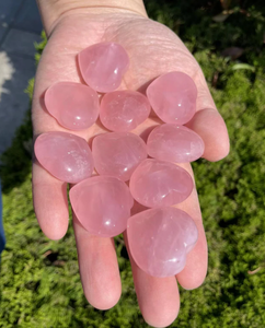 Colgante de Cuarzo Rosa Natural de Primera Calidad en Forma de Corazón, Joyería de Piedras Preciosas Naturales - Product Image 6