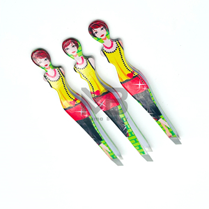 Pinzas para Cejas de Estilo Moderno, Pinzas de Acero Inoxidable para Depilación de Cejas y Vello Encarnado, Instrumentos de Belleza para Chicas a la Moda, Venta al por Mayor - Product Image 1