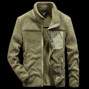 <b>Men</b> <b>Sherpa</b> <b>Fleece</b> Jacket Street Wear Fashion Trends Autumn Winter Jackets and Coats <b>Men</b> Thick Warm Coat Trends Zipper Custom - Product Image 5