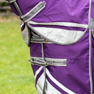 Couverture équestre de qualité supérieure, respirante et imperméable, en polaire pour chevaux, fabriquée en Inde - Product Image 3