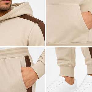 Conjunto Deportivo Masculino de Tela de Algodón de Primera Calidad, Ideal para Entrenamiento en el Gimnasio, Ropa de Invierno, Personalizable con Etiqueta Privada - Product Image 3