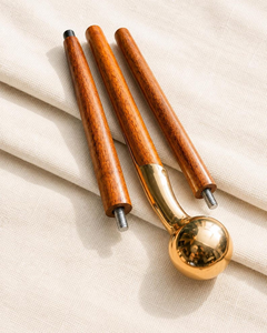 Bastón de madera con mango de bola dorada, hecho a mano, estilo vintage, elegante, para caballero, decorativo, clásico, de apoyo, regalo - Product Image 5