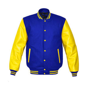 Veste de baseball universitaire pour homme, broderie personnalisée de haute qualité, fermeture à boutons, vente en gros d'usine. - Product Image 4