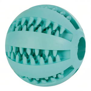 Denta Fun Baseball Ball Mint Rubber 7 Cm Jouet à mâcher pour animaux de compagnie - Product Image 2