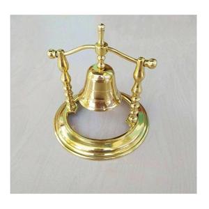 Campana de Escritorio Antigua de Aluminio con Sonido Excelente, Campana de Mesa de Aluminio para Restaurante, Oficina, Cocina, con Botón de Presión - Product Image 4