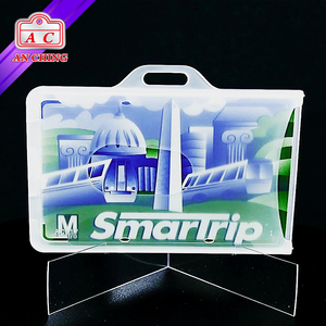 Porte-badge en plastique PP, étui pour carte d'identité personnelle - Product Image 6