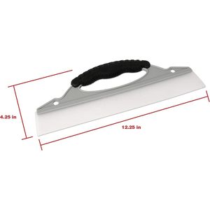 Lama in silicone per la pulizia del parabrezza, strumento per asciugatura senza aloni per vetri auto, vernice e cromatura, con bordo flessibile, attrezzo per la pulizia auto - Product Image 4