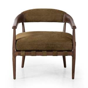 Modern Solid Wood Accent <b>Chair</b> Upholstered <b>Lounge</b> Armchair <b>Cushioned</b> Side <b>Chair</b> Home Furniture for Living Room Hotel Apartment - Product Image 6