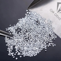 OM GEMS 2.8-3.0 mm Diamantes Sueltos CVD Cultivados en Laboratorio, Corte Brillante, Color Blanco E-F, Por Quilate, Corte Excelente, India