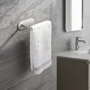 Soporte de Toallas Autoadhesivo de Acero Inoxidable, Antioxidante, con Adhesivo Fuerte, para Baño y Lavabo - Product Image 5