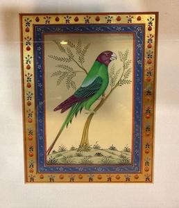 Peinture sur toile miniature faite à la main, œuvre d'art indienne traditionnelle, décor mural peint à la main pour salon, bureau, cadeau, pièce d'art - Product Image 6