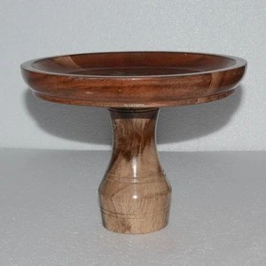 Portavelas hexagonal de madera de Sheesham Aqdus Saleem con borde de latón, hecho a mano, venta al por mayor - Product Image 2