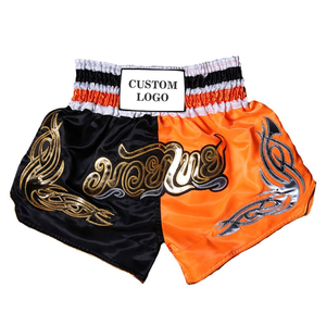 Pantalones Cortos de MMA y Muay Thai para Kickboxing - Elásticos, Duraderos, Ligeros, de Secado Rápido, Transpirables, con Diseño de Calavera, 100% Algodón, Antiencogimiento - Product Image 2