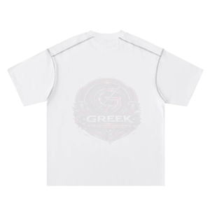 T-shirts pour hommes en mélange de coton respirant, coupe oversize, col rond, manches courtes, séchage rapide, imprimé numérique, couleur unie, OEM ODM Factory - Product Image 2