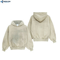 Sweat-shirt à capuche unisexe en molleton 100 % coton épais, qualité supérieure, coupe oversize, personnalisable avec logo, vente en gros
