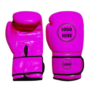 Gants de boxe professionnels en cuir blanc confortables, nouveau design, imperméables, pour la vente. - Product Image 1