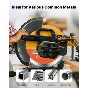 Lama per Sega Circolare da 10 Pollici con 80 Denti in Lega Affilati, Attacco da 5/8 Pollici per Taglio di Alluminio a Finitura Fine - Product Image 6