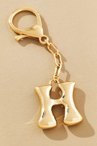 Breloque tendance en or avec lettre H, pendentif pour sac, bijou de mode, cadeau pour femmes et hommes, style minimaliste de luxe - Product Image 1