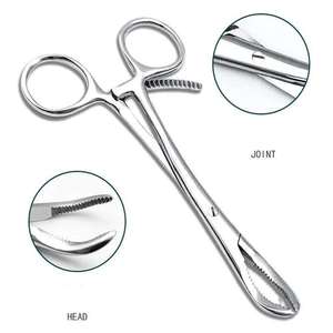 1 unidad Pinza de reducción de falanges dentadas, Pinza de sujeción ósea, Autoclavable, Acero inoxidable, Ortopedia, CE ISO, By Grip Surgical - Product Image 1
