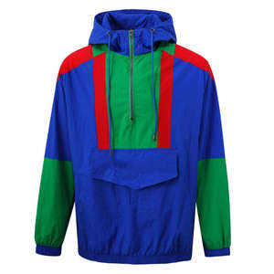 Chaqueta Deportiva 2 en 1 con Capucha, Ligera, Transpirable y Resistente al Viento, de Poliéster/Nailon para Hombre, Marca Ravida Sports, Excelente Calidad, Venta al Por Mayor - Product Image 1