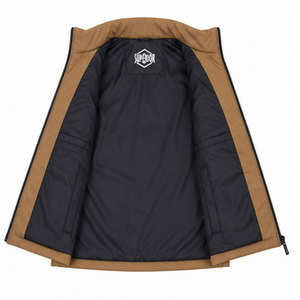 Gilet matelassé d'hiver pour homme OEM, veste sans manches durable et chaude avec poches zippées, résistant au vent, vêtements de travail d'extérieur - Product Image 6