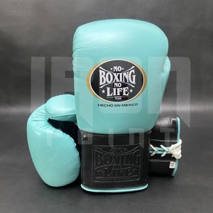 No Boxing No Life Professional <b>Laced</b> <b>Top</b> Grade Cowhide Leather Boxing Gloves Full Finger Thick 4-Layer Padding Breathable - Product Image 5