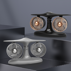 Ventilador de escritorio portátil de lujo, ultra silencioso, moderno, de bajo consumo, refrigeración por aire para vehículos recreativos, hoteles, al aire libre - Product Image 3