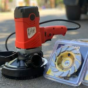 Amoladora de Concreto Manual Eléctrica Industrial Súper Rápida, Sin Escobillas, de Alta Resistencia, SF150, 1500W, 220V, Tanque de 7.5L, 2500-4500 RPM, Aspiradora de 1200W - Product Image 4