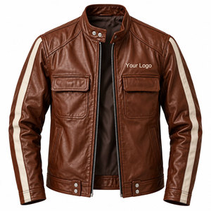 Wholesale Latest Design Breathable <b>Men</b> Winter <b>Jacket</b> Best Quality Top Selling <b>Lightweight</b> <b>Men</b> Leather <b>Jacket</b> For Online <b>Sale</b> - Product Image 1