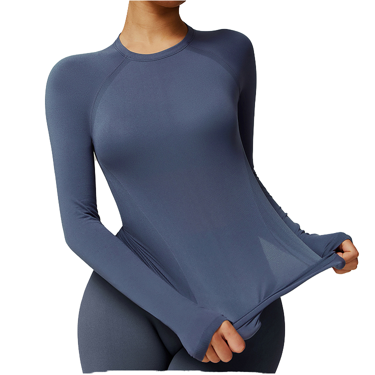 Compression Fitness Gym Tops Short Sleeve Breathable Lightweight Seamless Four-way Stretch Yoga T-Shirts with Diamonds & Button