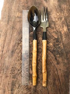 Cuillère à dîner rustique en corne naturelle, faite à la main, de qualité supérieure, polie, durable, personnalisable, style bohème, pour la maison, vente en gros - Product Image 3