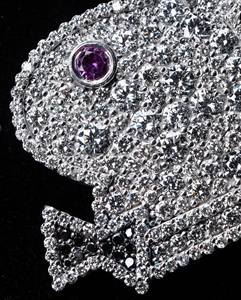 จี้เพชรโมอิสซาไนต์รูปกระต่ายประดับเพชรแบบ Iced Out บนตัวเรือนเงินแท้ 925  จี้แบบฮิปฮอปสั่งทำได้ในราคาประหยัด - Product Image 2